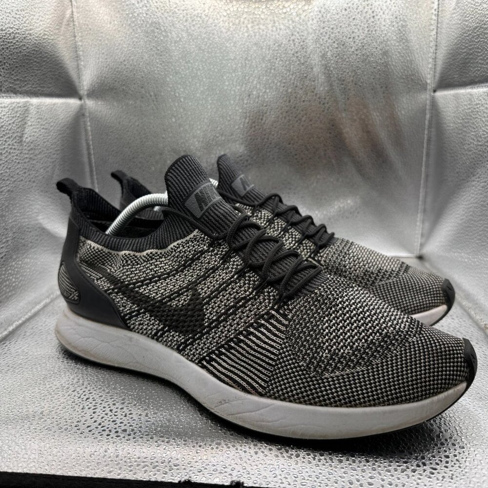 Size 11.5 Nike Air Zoom Mariah Flyknit Racer Gray Black Mens Sneaker 918264-015‎